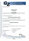Certificate DIN EN ISO 14001:2015