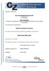 Certificate DIN EN ISO 9001:2015